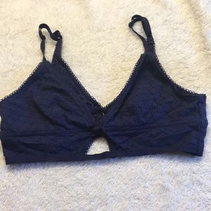 Navy blue bralette (M)